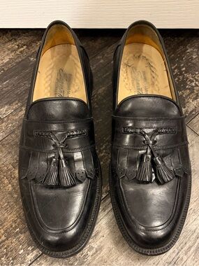 Johnson & Murphy Signature series Men's Black  loafers made in Italy